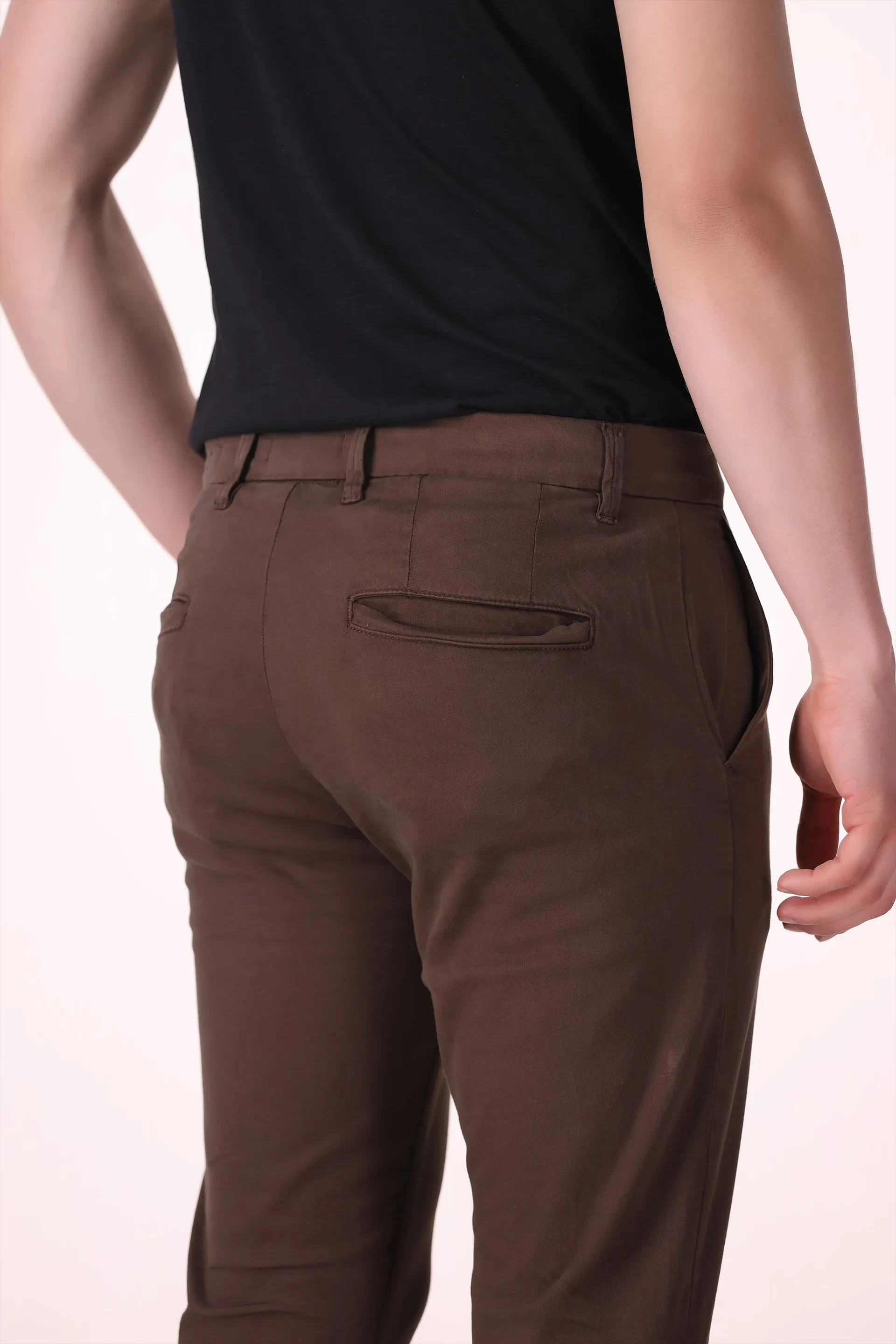 Stretch Slim Fit Chino Trousers