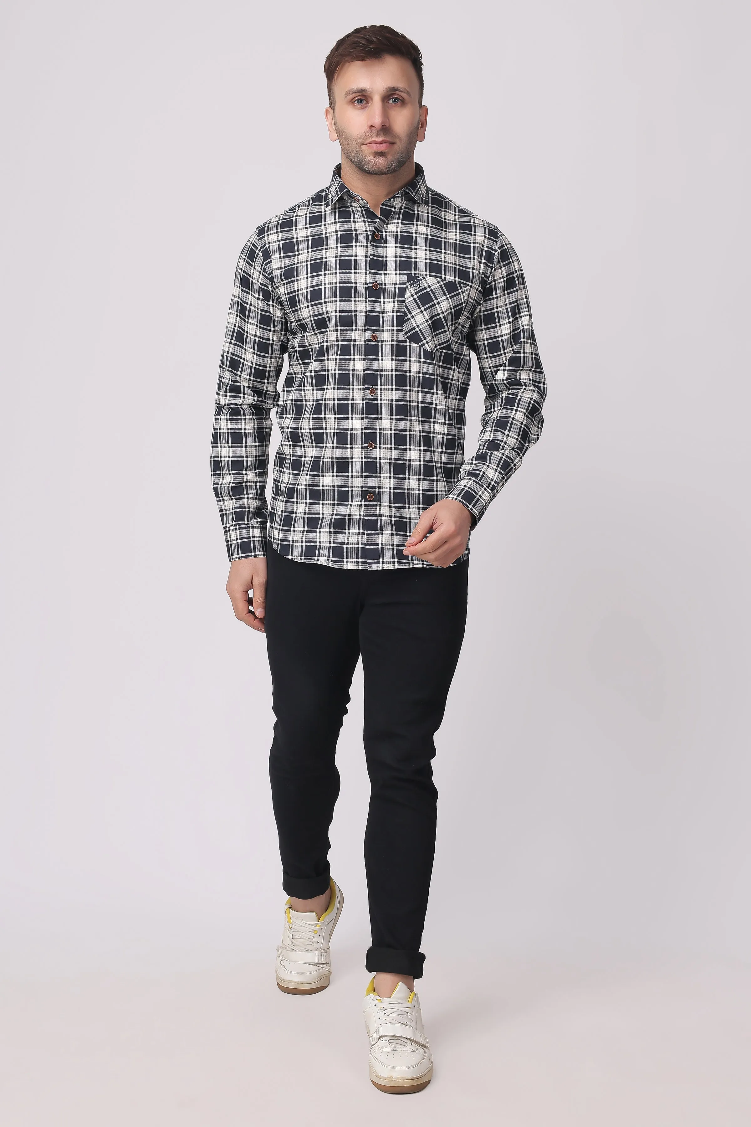 STYLOX BASIC CHECK SHIRT