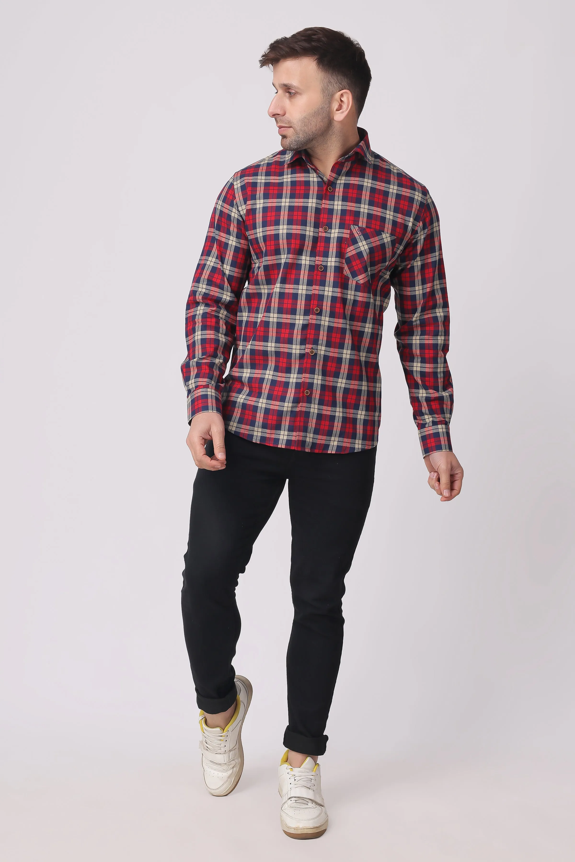 STYLOX BASIC CHECK SHIRT