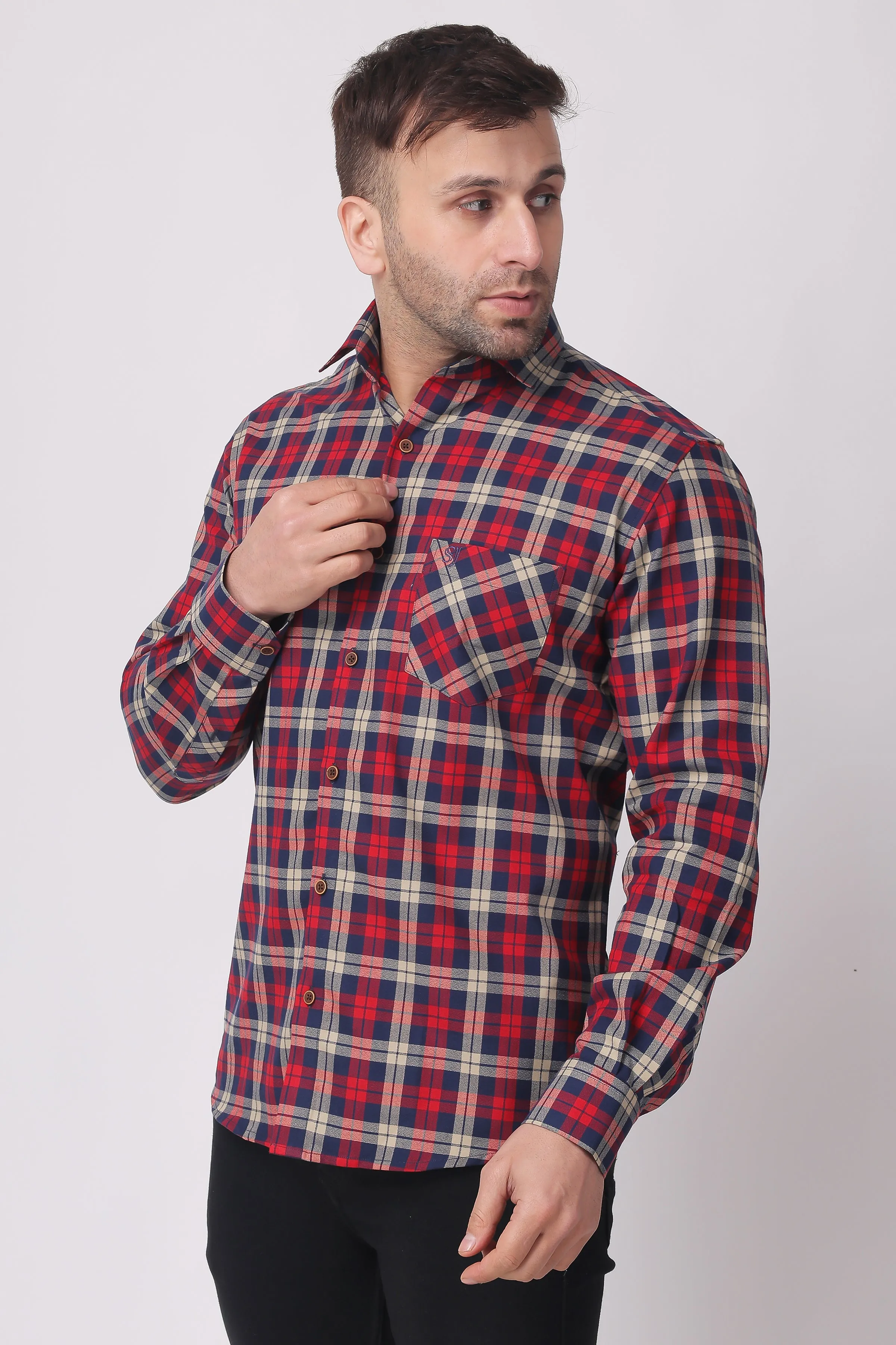 STYLOX BASIC CHECK SHIRT