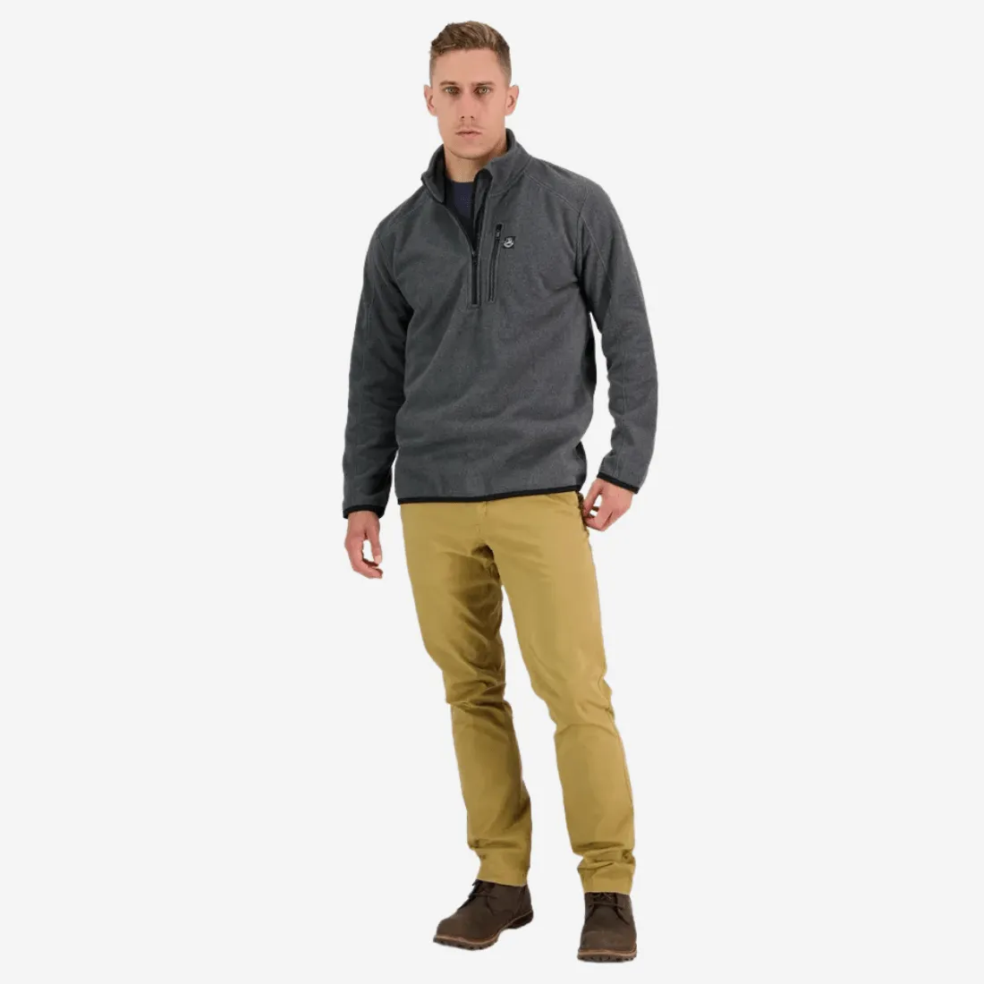 Swanndri Mens Ferrymead V2 Zip Neck Jumper