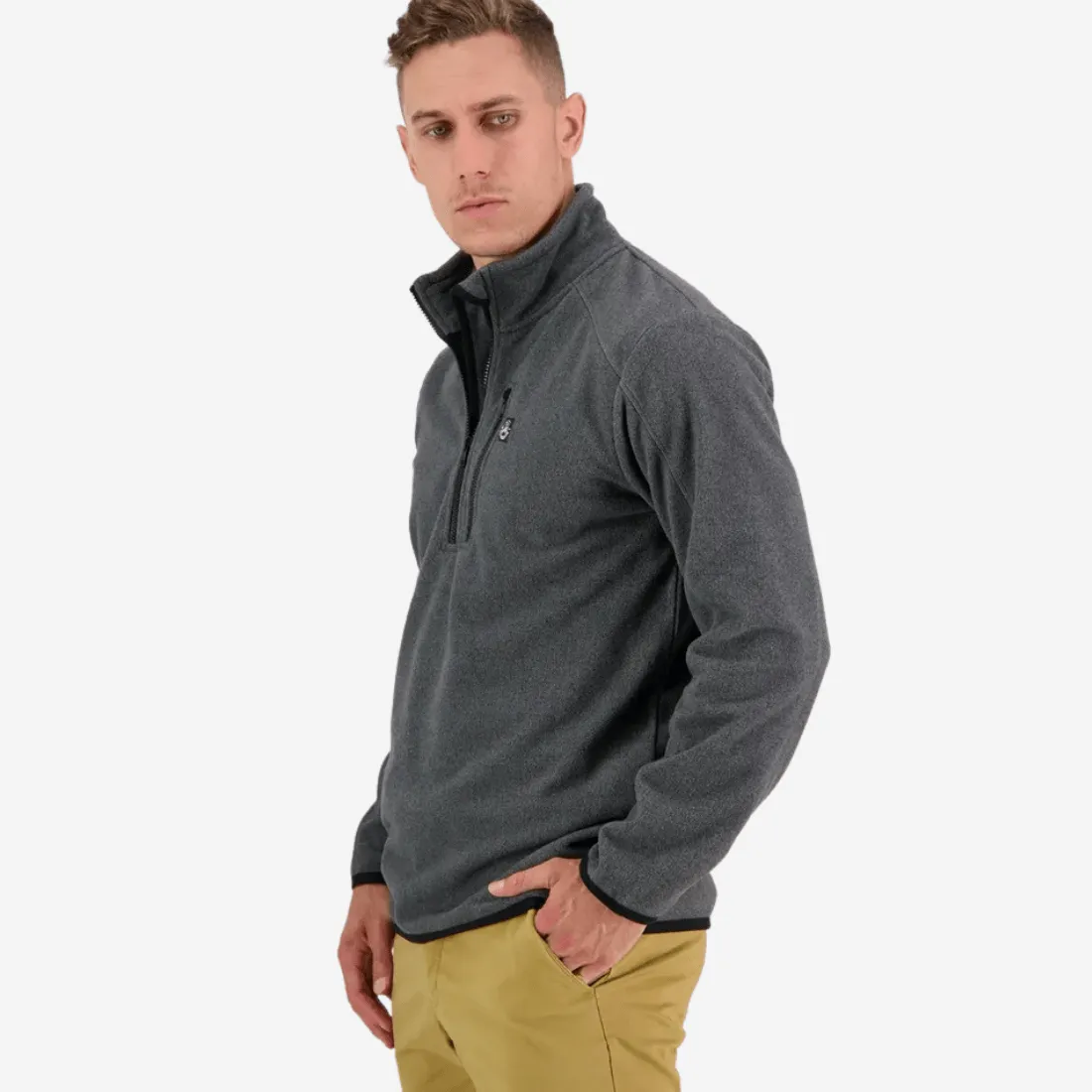 Swanndri Mens Ferrymead V2 Zip Neck Jumper