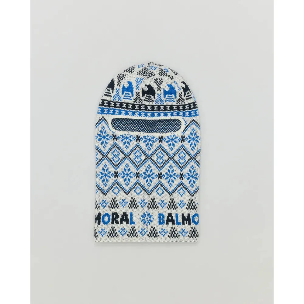 Unisex Rozel Balaclava - White/Blue/Navy