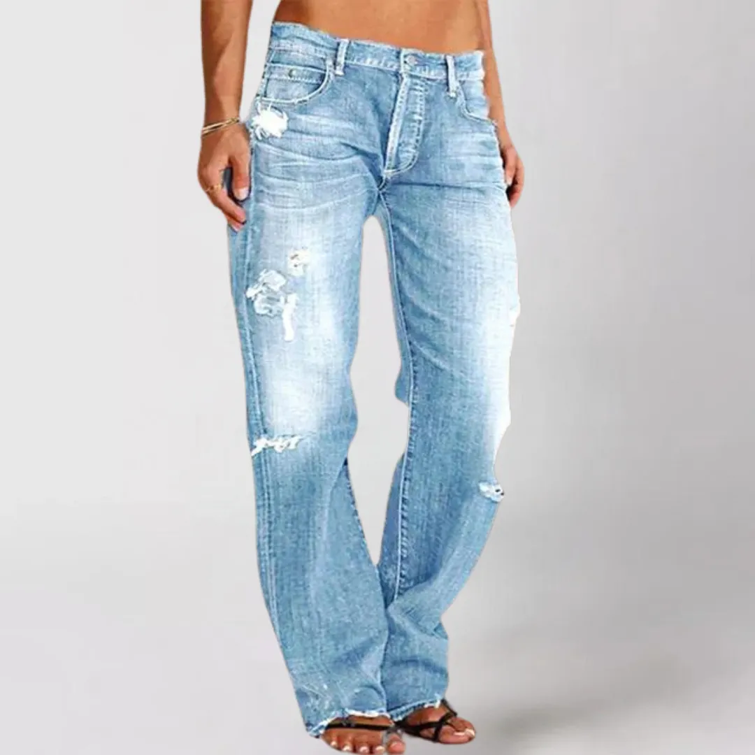 Viktoria Wide-Cut Denim Jeans