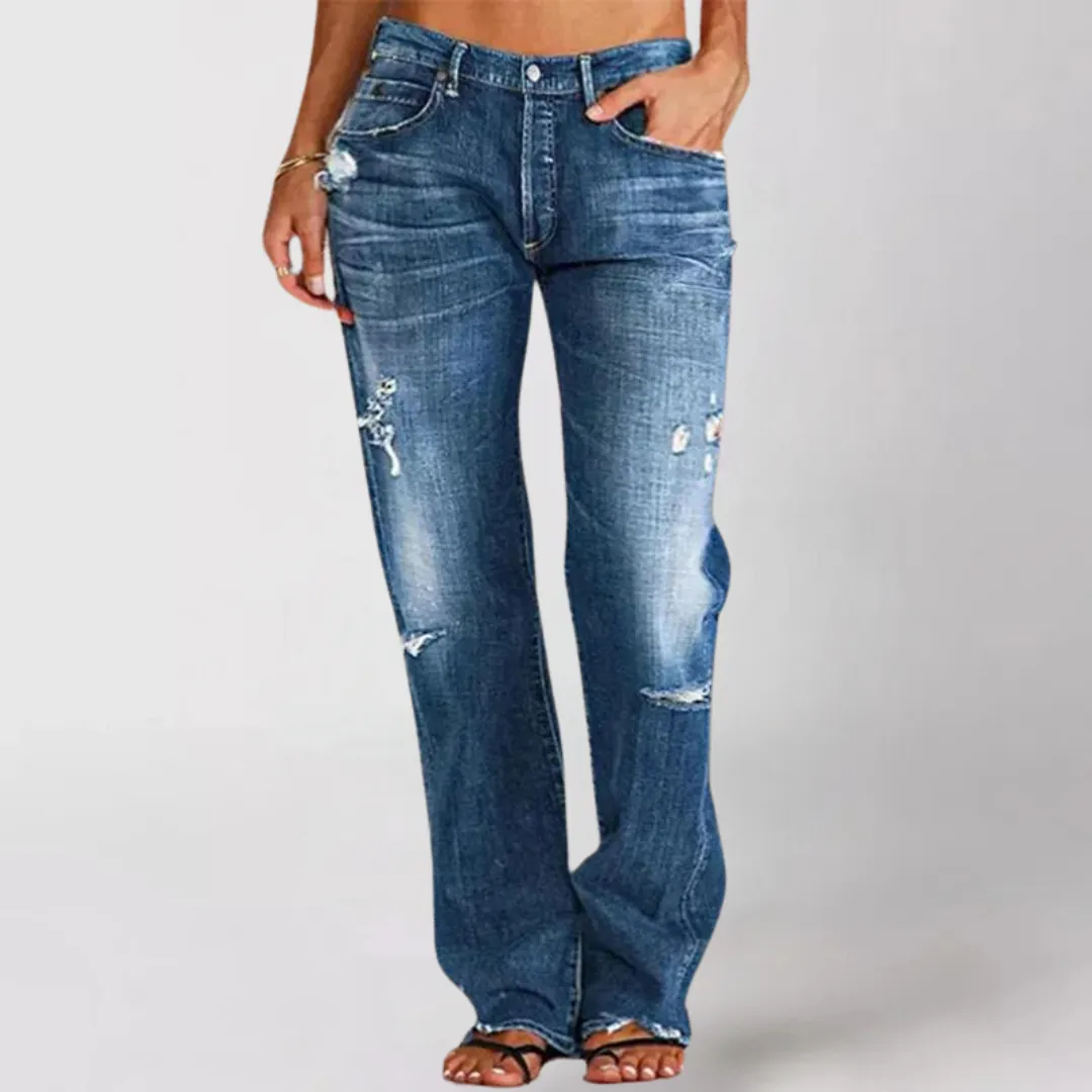 Viktoria Wide-Cut Denim Jeans