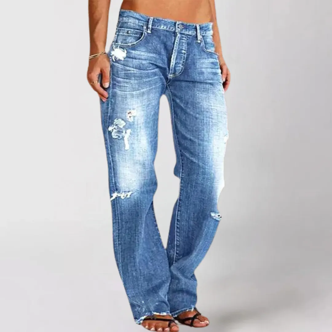 Viktoria Wide-Cut Denim Jeans