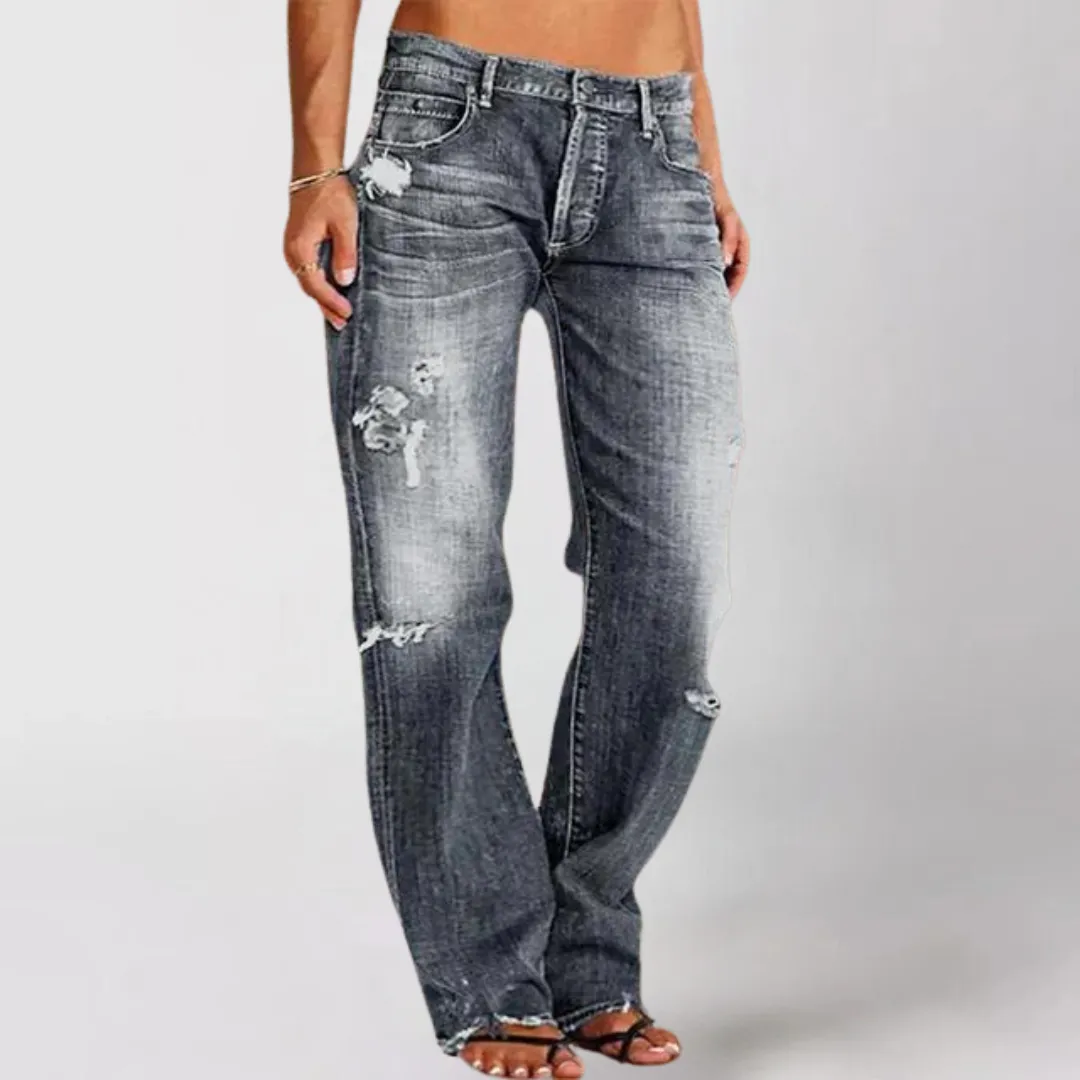 Viktoria Wide-Cut Denim Jeans
