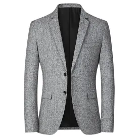 West Louis™ Fashion Woolen Single-Breasted Office Blazer