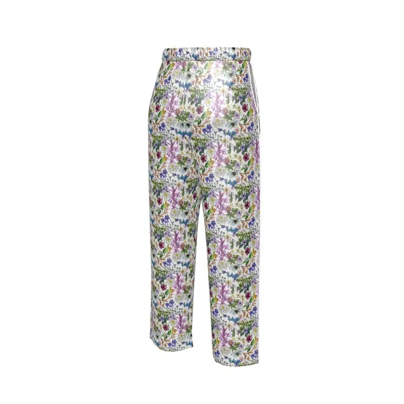 Womens Luxury Pyjama Trousers - Orchid Light Botanicals Collection
