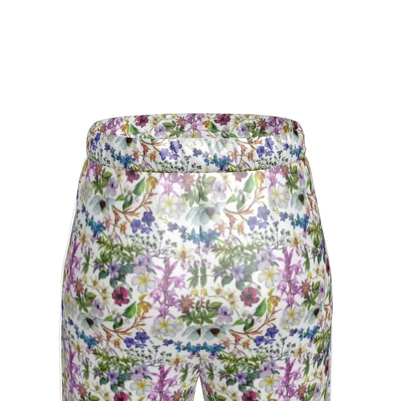 Womens Luxury Pyjama Trousers - Orchid Light Botanicals Collection
