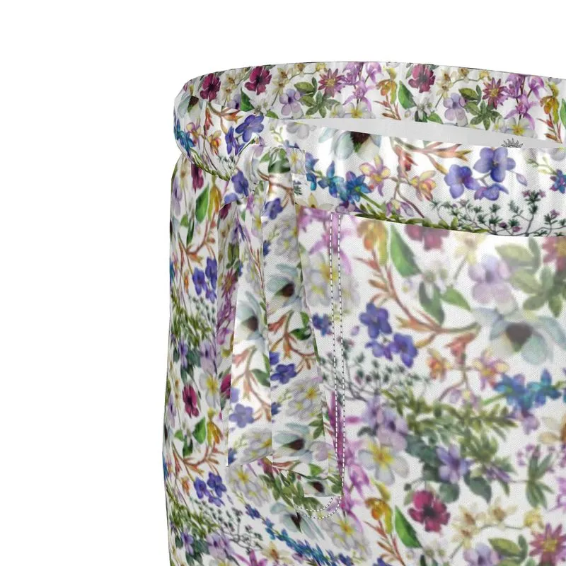 Womens Luxury Pyjama Trousers - Orchid Light Botanicals Collection