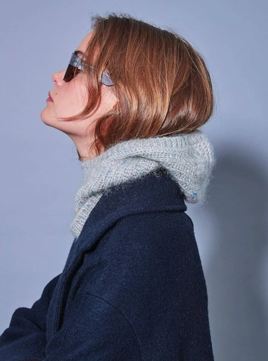 Wonderland Balaclava by Spektakelstrik, No 1   silk mohair knitting kit