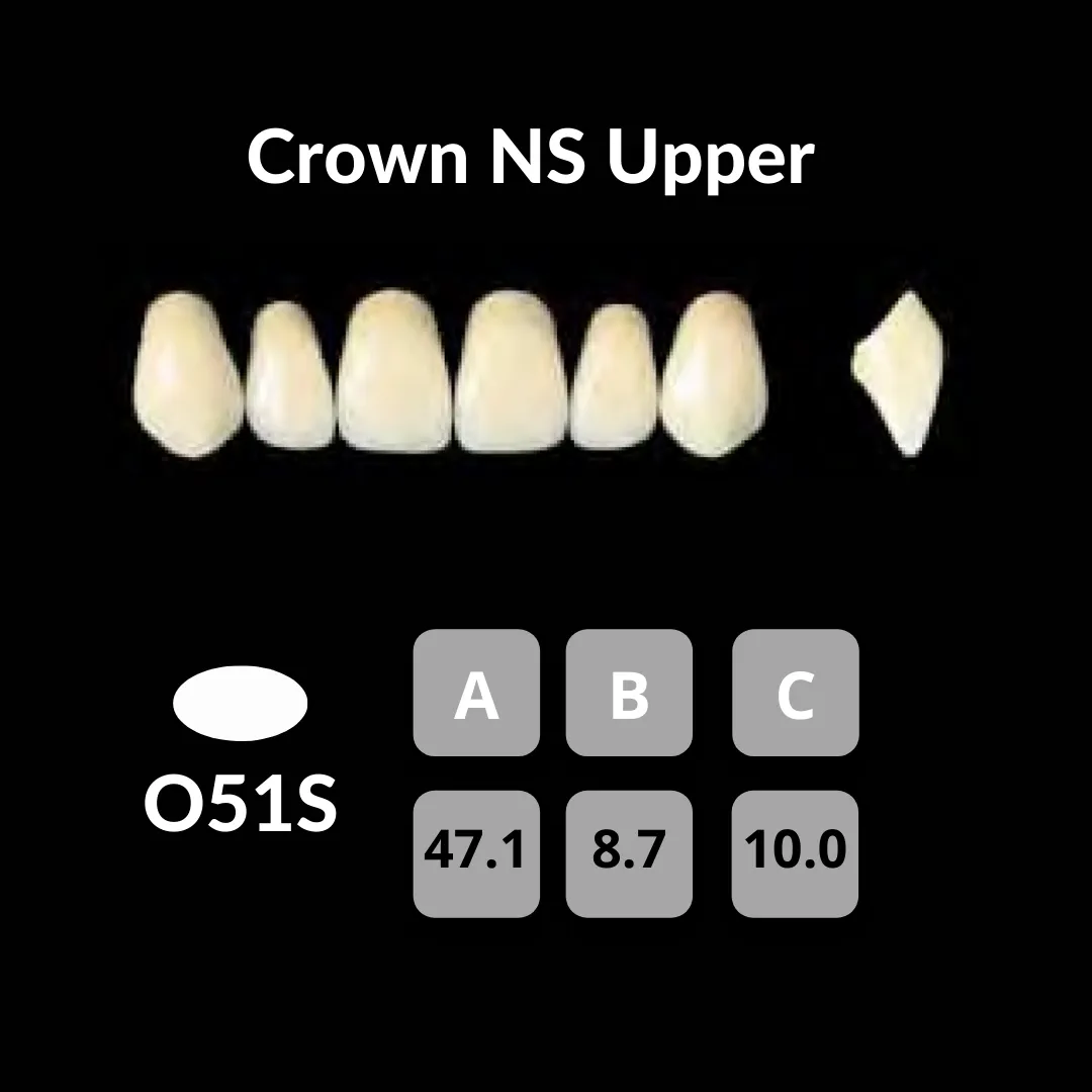 Yamahachi - Crown NS Teeth Shade A3