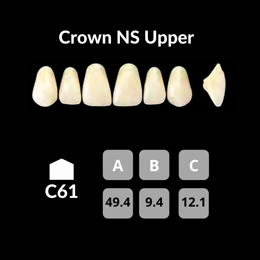Yamahachi - Crown NS Teeth Shade A3