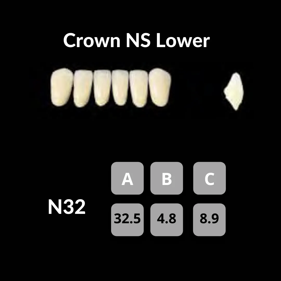 Yamahachi - Crown NS Teeth Shade A3
