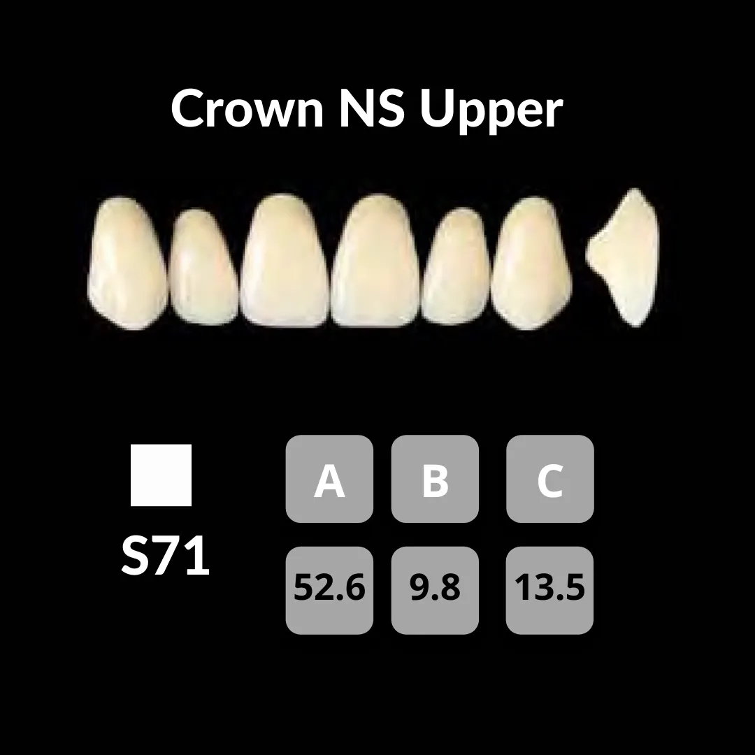 Yamahachi - Crown NS Teeth Shade A3
