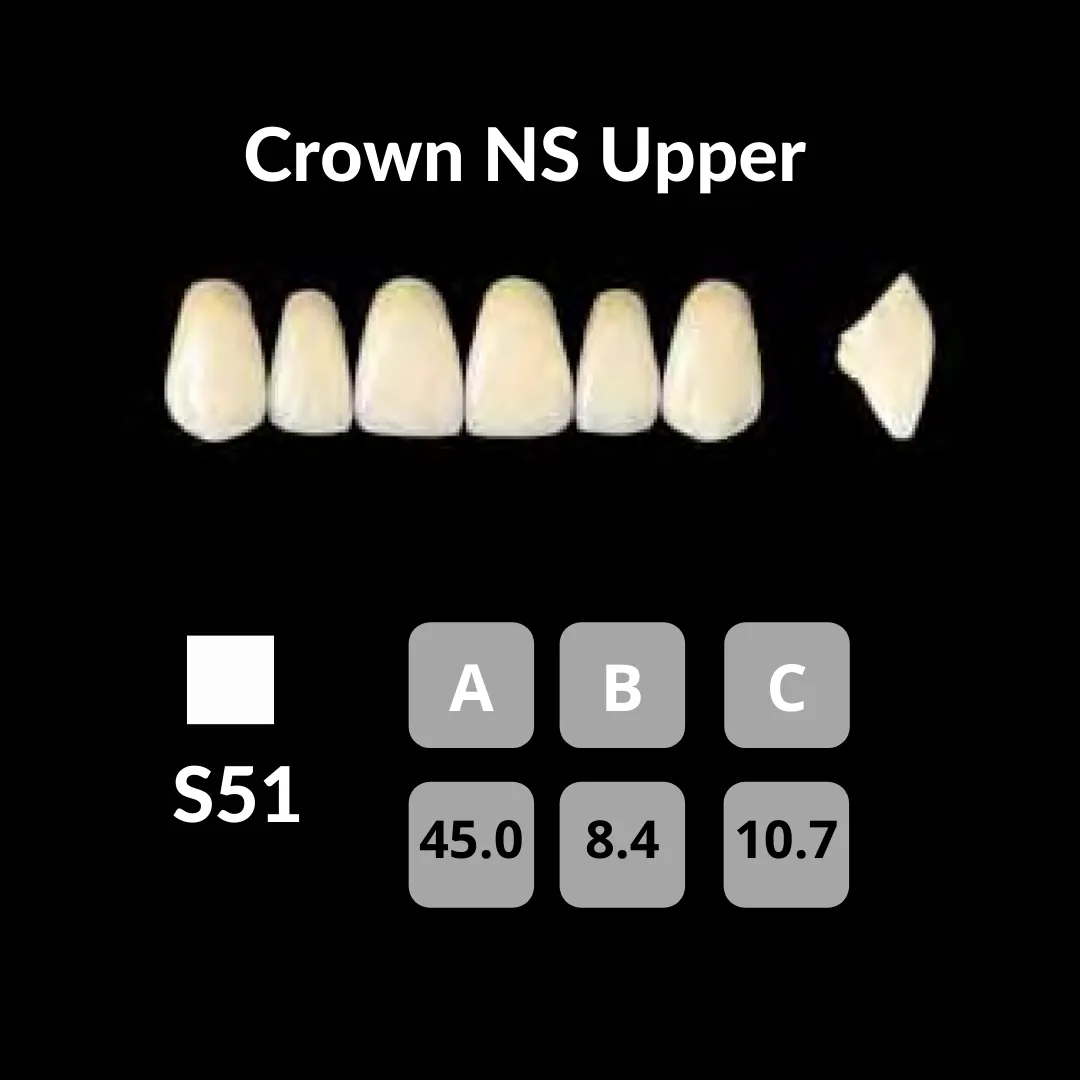 Yamahachi - Crown NS Teeth Shade A3
