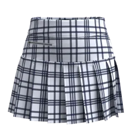 Zippy Skort 15 inch - NAVY GG PLAID (SMALL)